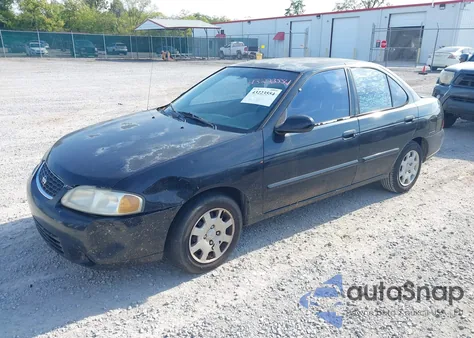 2000 Nissan Sentra Gxe/Xe z USA, uszkodzony, nr VIN 3N1CB51D3YL316998